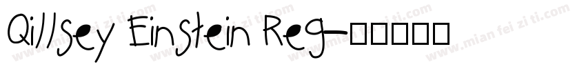 Qillsey Einstein Reg字体转换